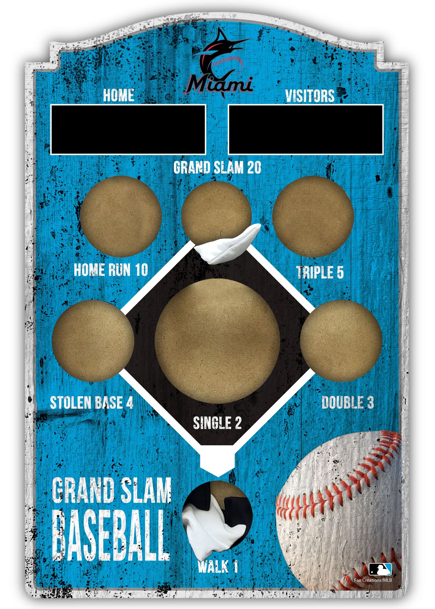 Miami Marlins Baseball Bean Bag Toss