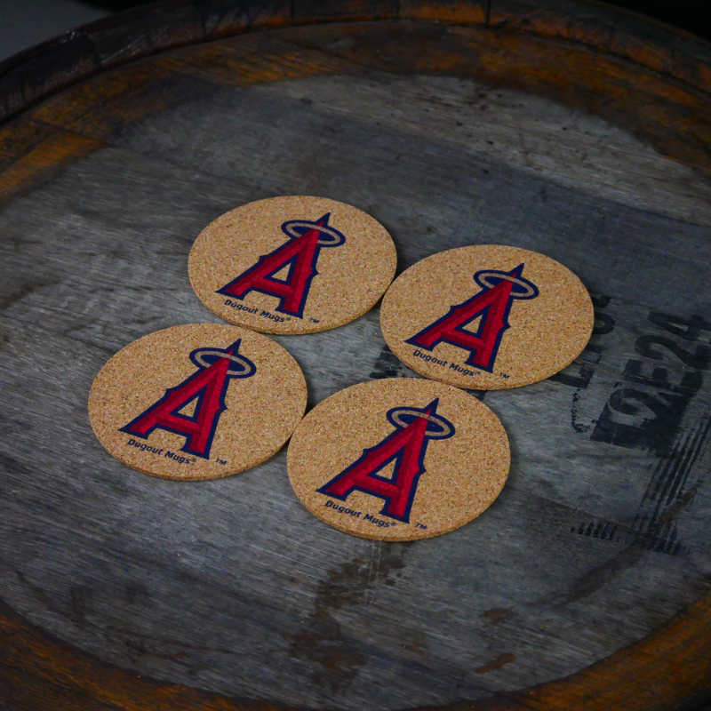 Los Angeles Angels Dugout Mugs® Cork Coasters