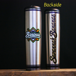 Savannah Bananas "Diamond" Dugout Mug® Metal Dugout Mug | Stainless Steel Baseball Bat Mug