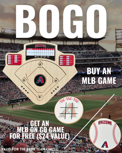 BOGO | Choose Your MLB Board Game Get a Free Tic-Tac-Toe Game