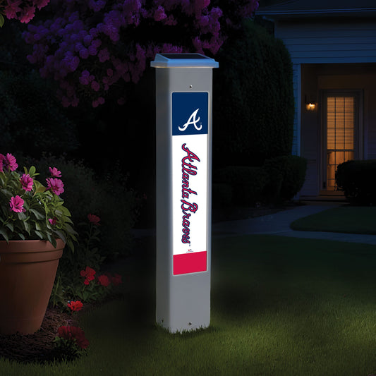 MLB Team Glow Post - Atlanta Braves