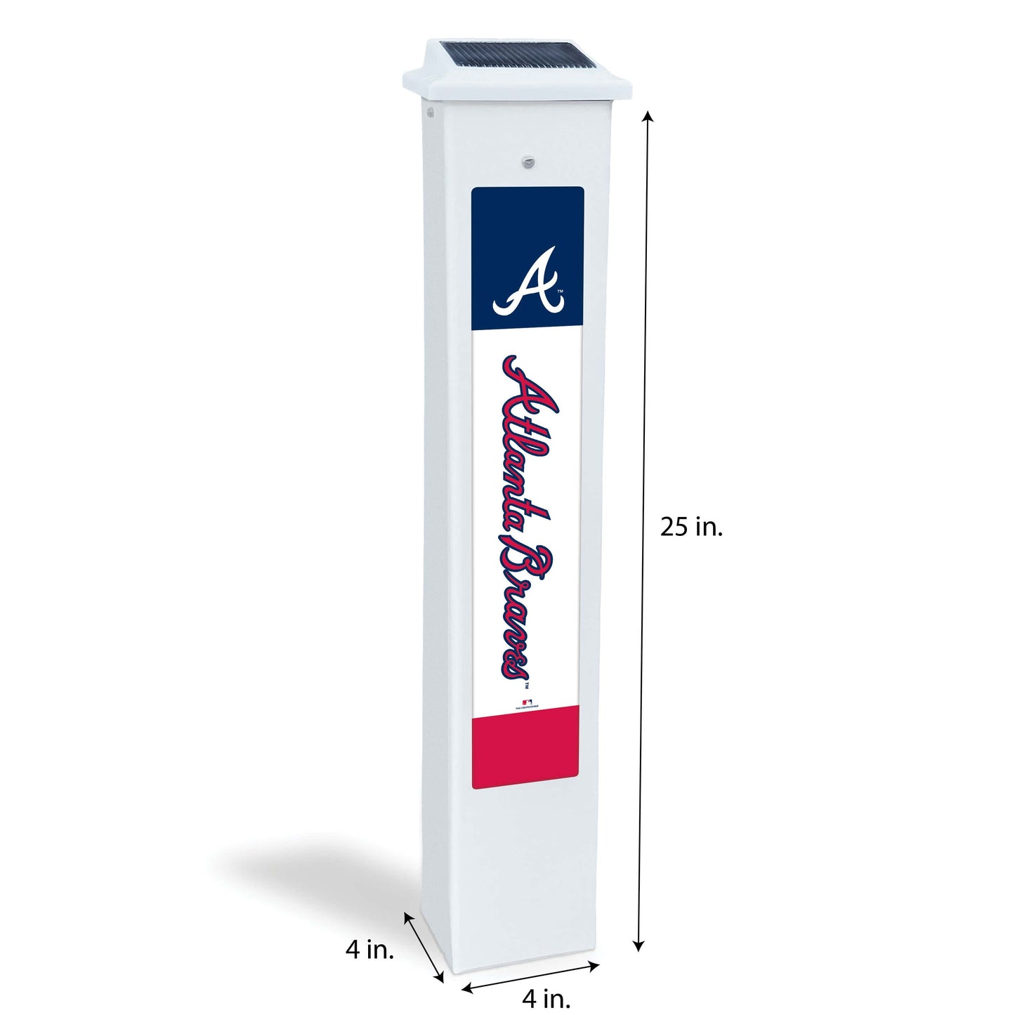 MLB Team Glow Post - Atlanta Braves