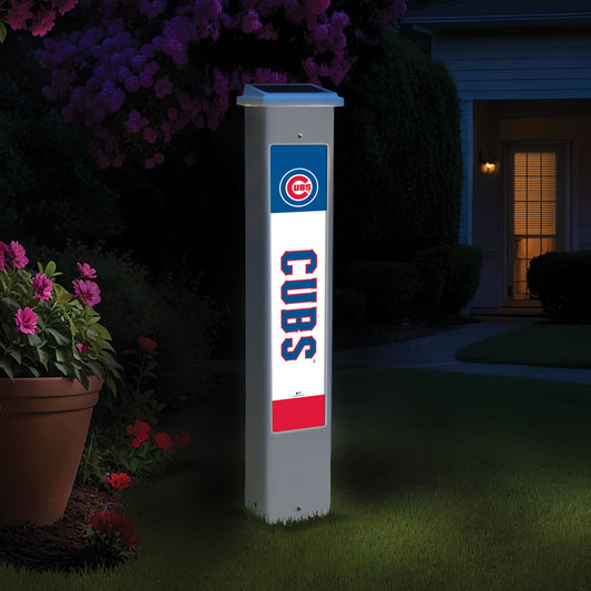 MLB Team Glow Post - Chicago Cubs
