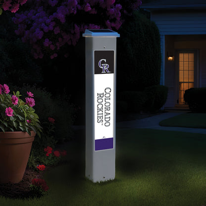 MLB Team Glow Post - Colorado Rockies