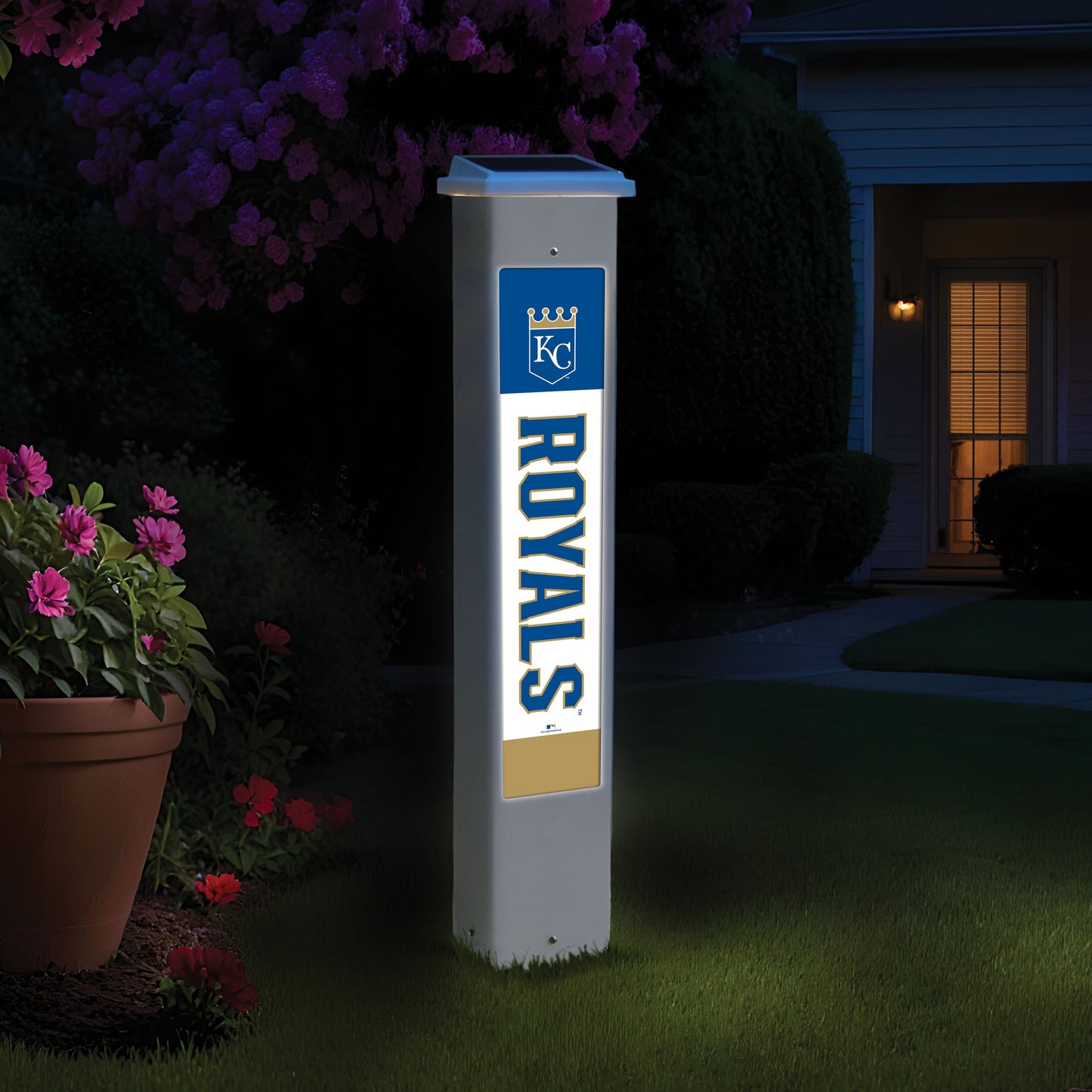 MLB Team Glow Post - Kansas City Royals
