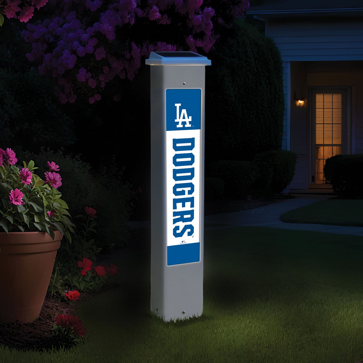MLB Team Glow Post - Los Angeles Dodgers