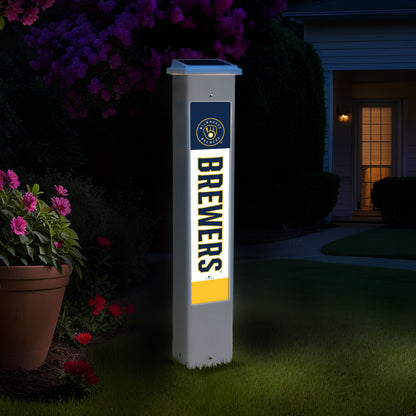 MLB Team Glow Post - Milwaukee Brewers