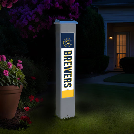 MLB Team Glow Post - Milwaukee Brewers