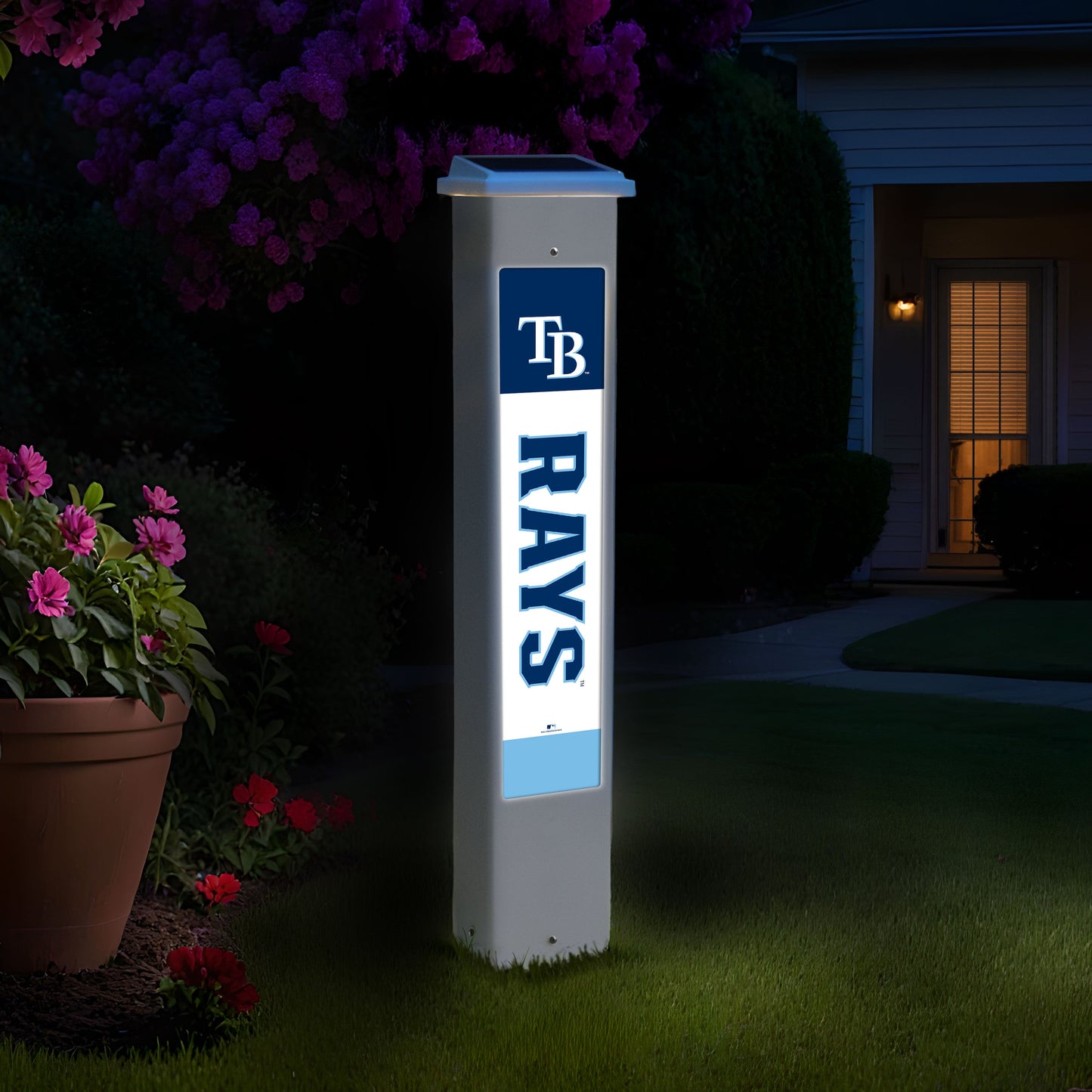 MLB Team Glow Post - Tampa Bay Rays