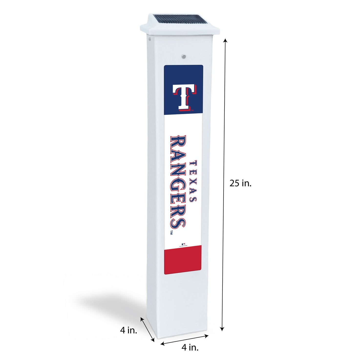 MLB Team Glow Post - Texas Rangers