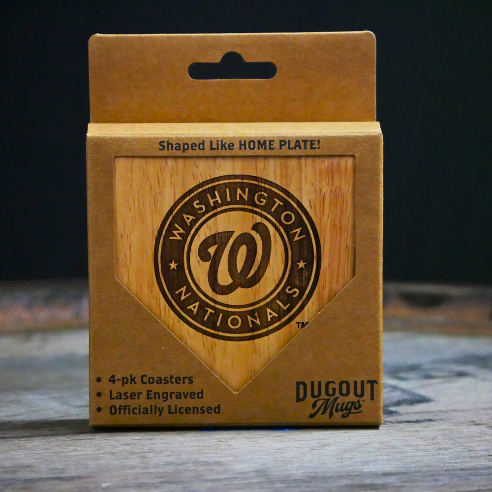 Washington Nationals Dugout Mug® Wood Coaster