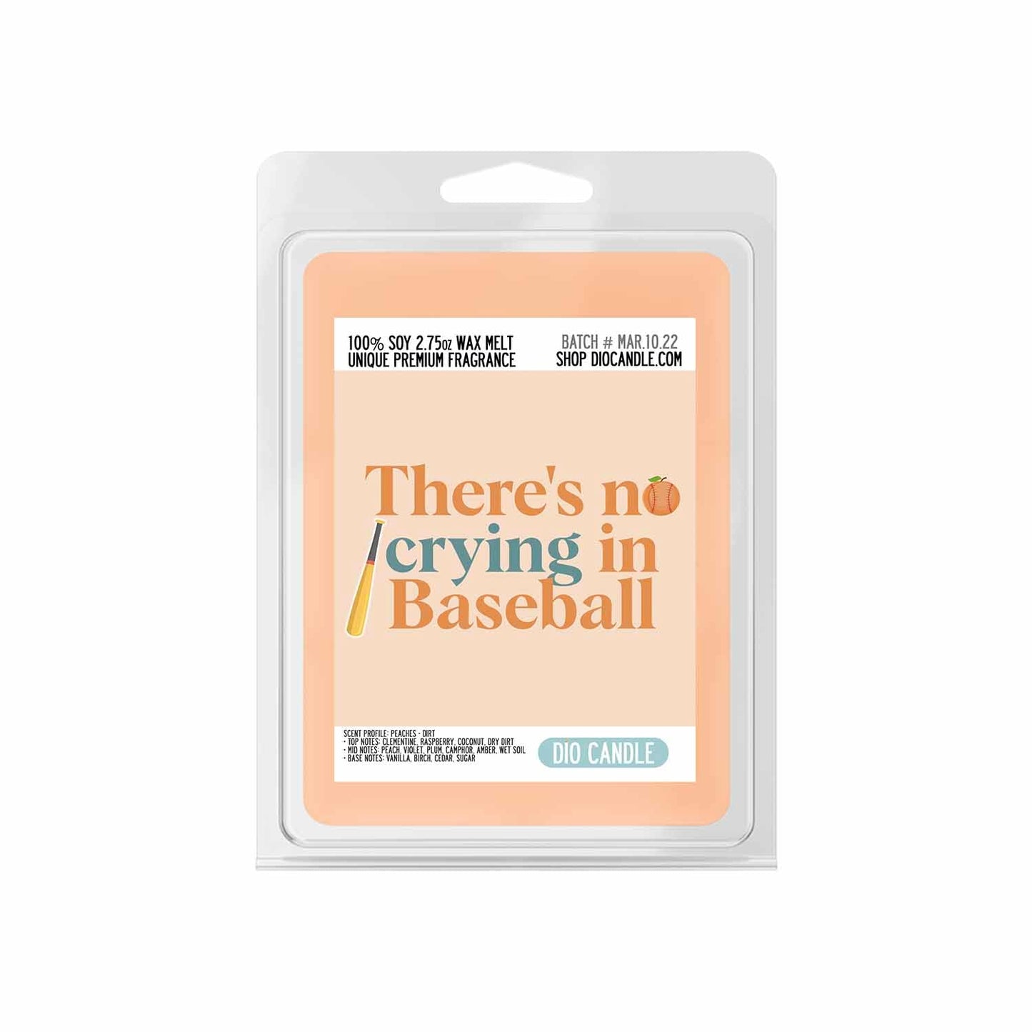 There's No Crying in Baseball Candle