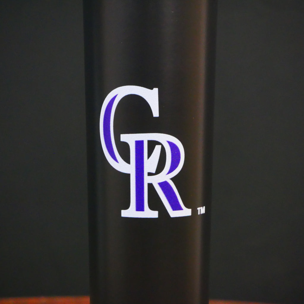 Colorado Rockies Black Dugout Mug® | Baseball Bat Mug