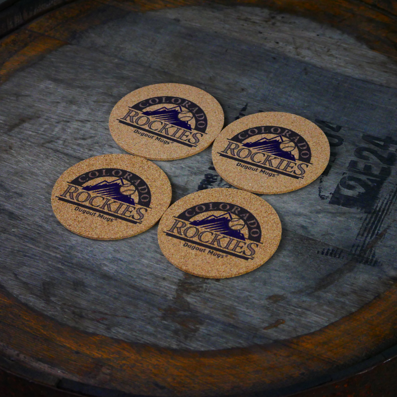 Colorado Rockies Dugout Mugs® Cork Coasters