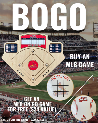 BOGO | Choose Your MLB Board Game Get a Free Tic-Tac-Toe Game