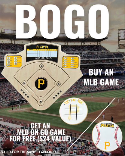 BOGO | Choose Your MLB Board Game Get a Free Tic-Tac-Toe Game