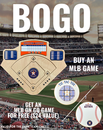 BOGO | Choose Your MLB Board Game Get a Free Tic-Tac-Toe Game