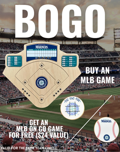 BOGO | Choose Your MLB Board Game Get a Free Tic-Tac-Toe Game