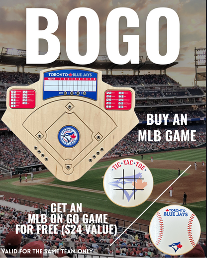 BOGO | Choose Your MLB Board Game Get a Free Tic-Tac-Toe Game