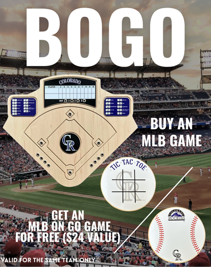 BOGO | Choose Your MLB Board Game Get a Free Tic-Tac-Toe Game