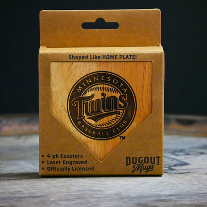 Minnesota Twins Dugout Mug® | Wood Coaster