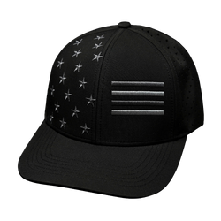 Flag Hat | Baseball Hat Fit | Black