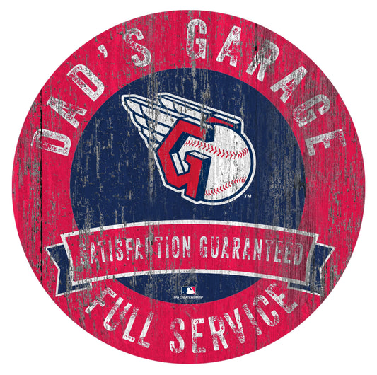 Cleveland Guardians Dad's Garage Sign