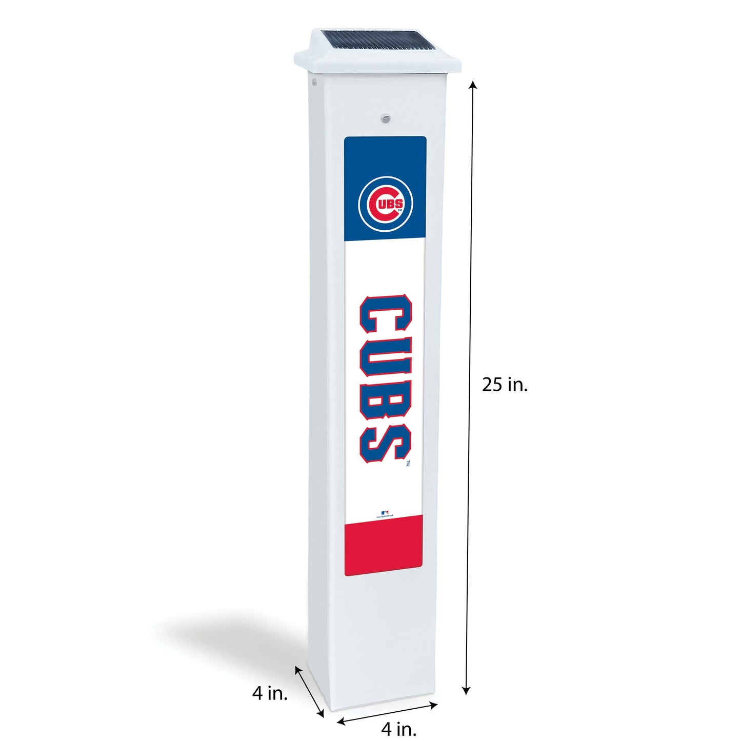 MLB Team Glow Post - Chicago Cubs