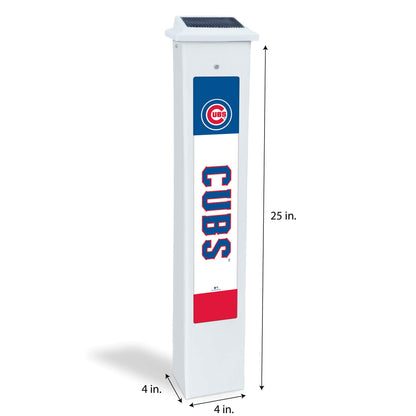 MLB Team Glow Post - Chicago Cubs