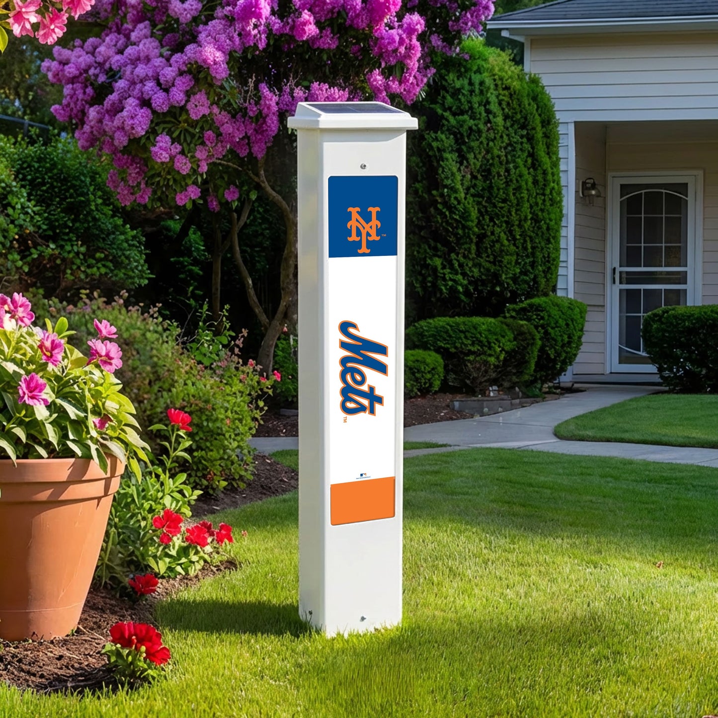 MLB Team Glow Post - New York Mets