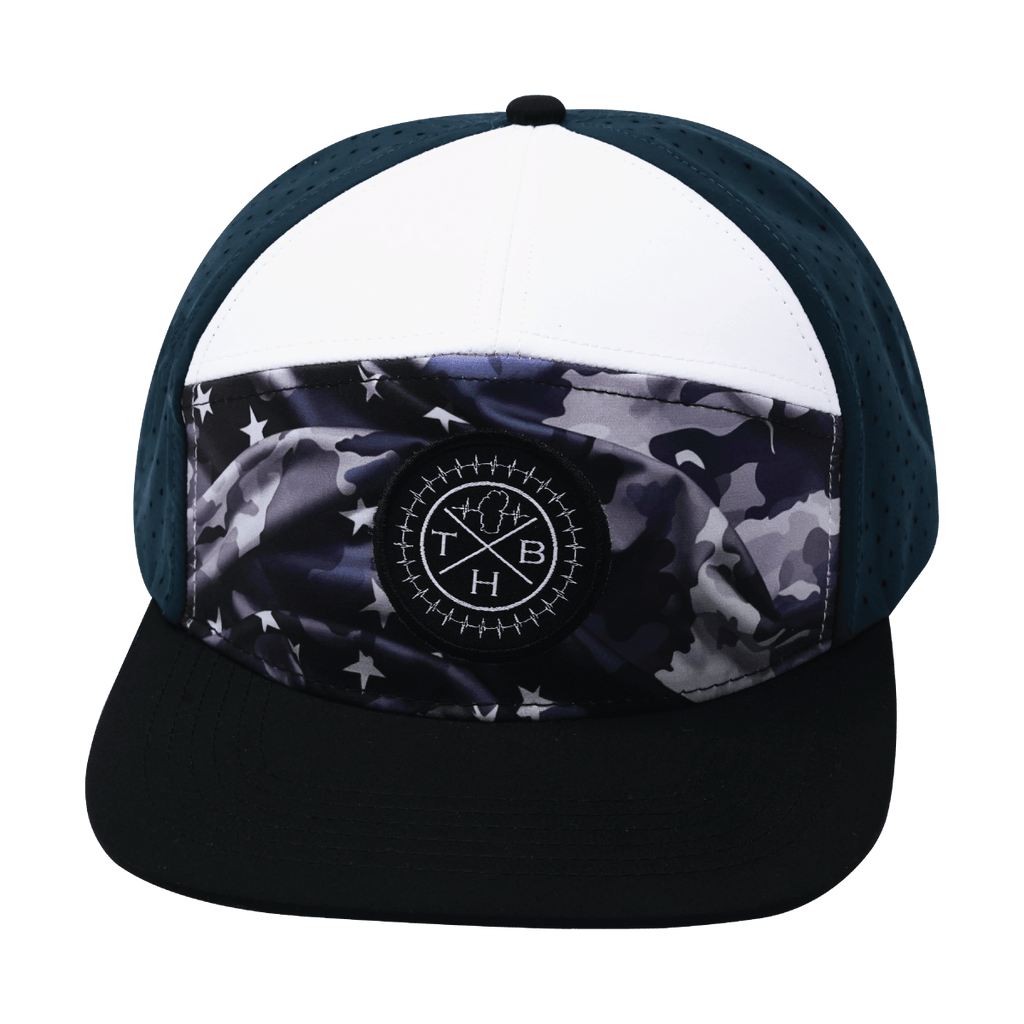 **YOUTH** Color Vibes Hat | Flat Bill | Patriots Night - Black - White - Navy