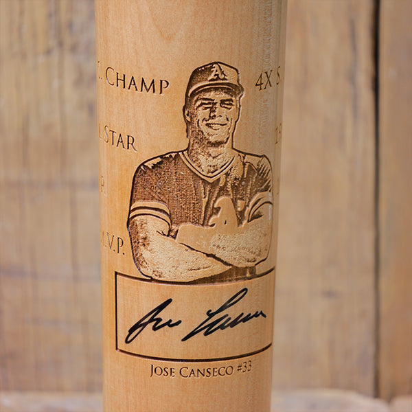 Jose Canseco Autographed Mugs Dugout Mug® | Baseball Bat Mug