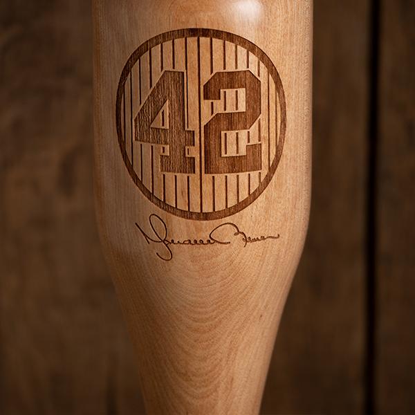 Mariano Rivera 42 Signature Series Baseball Bat Wine Glass | Wined Up® - 