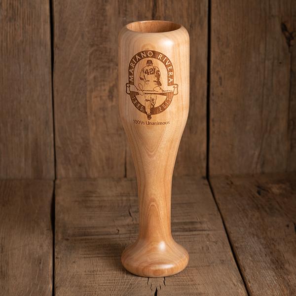 Mariano Rivera "Enter Sandman" Baseball Bat Wine Glass | Wined Up® - 