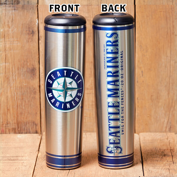 Seattle Mariners Metal Dugout Mug | Stainless Steel Baseball Bat Mug