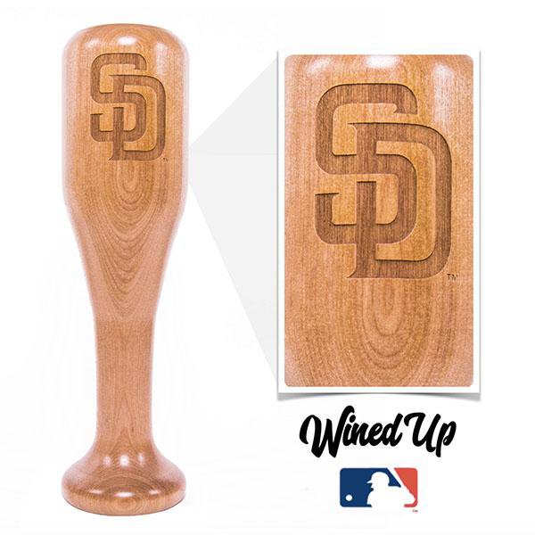 baseball bat wine glass San Diego Padres SD