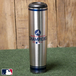 2021 Atlanta Braves World Series Champions Metal Dugout Mug | Stainless Steel Baseball Bat Mug