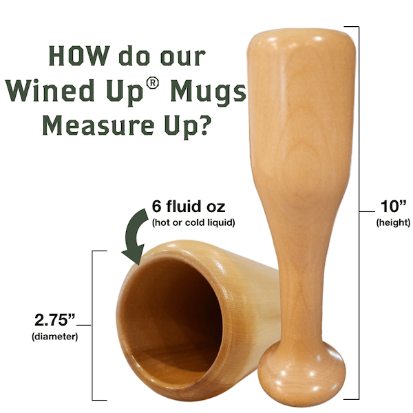 Baseball Bat Wined Up Heart with Laces | Dugout Mugs®