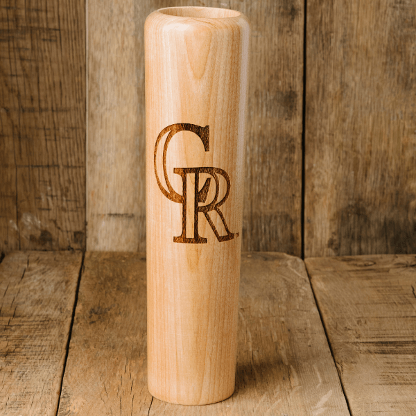 baseball bat mug Colorado Rockies CR