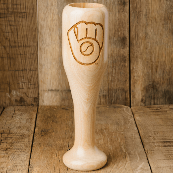 Milwaukee Brewers "Glove" Wined Up® | Baseball Bat Wine Mug