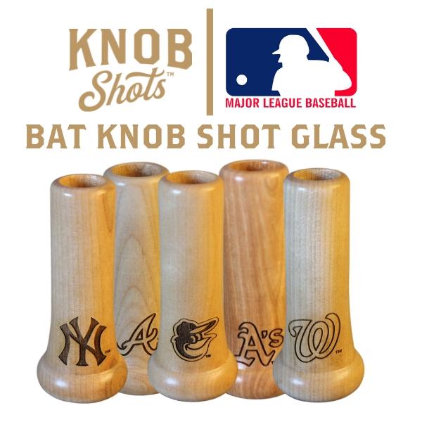 mlb bat knob shot glass