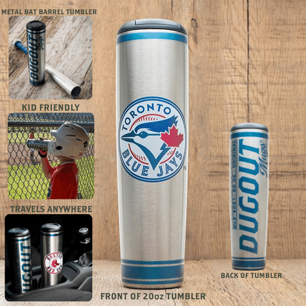 MLB Teams Metal Dugout Mug | Stainless Steel Bat Mug