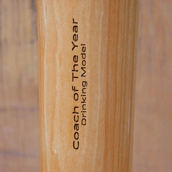 Coach of the Year Drinking Model Dugout Mugs® | Baseball Bat Mug