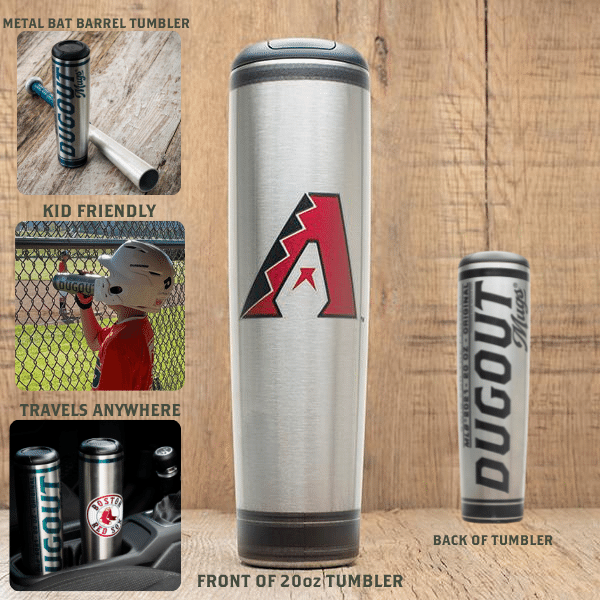 MLB Teams Metal Dugout Mug | Stainless Steel Bat Mug