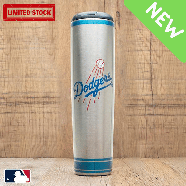 dodgers metal bat mug