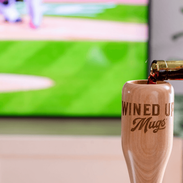 Mariano Rivera 42 Signature Series Baseball Bat Wine Glass | Wined Up® - 